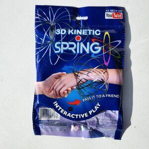 NEW Spinner Stainless Steel Flow Fidget Toy Flowing Arm Ring Toys Kinetic Spring